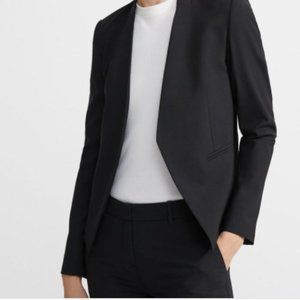Black Theory Open Blazer-stretch wool